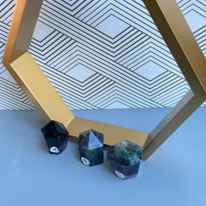 Rainbow Fluorite Point 57mm | Third Eye Crown Chakra | Mental Clarity Focus Learning Creativity Stone