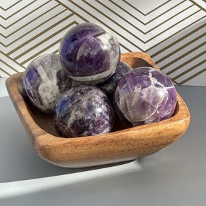 Brazilian Chevron Amethyst Healing Sphere