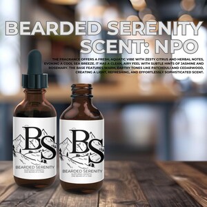 Premium All-Natural Grooming for a Healthy, Soft, and Shiny Beard-Handmade Beard Care-No Panties On Scent (NPO)
