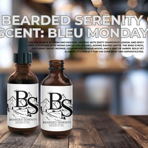 Premium All-Natural Grooming for a Healthy, Soft, and Shiny Beard-Handmade Beard Care-Bleu Monday
