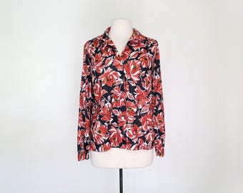 Polyester blouse | Etsy