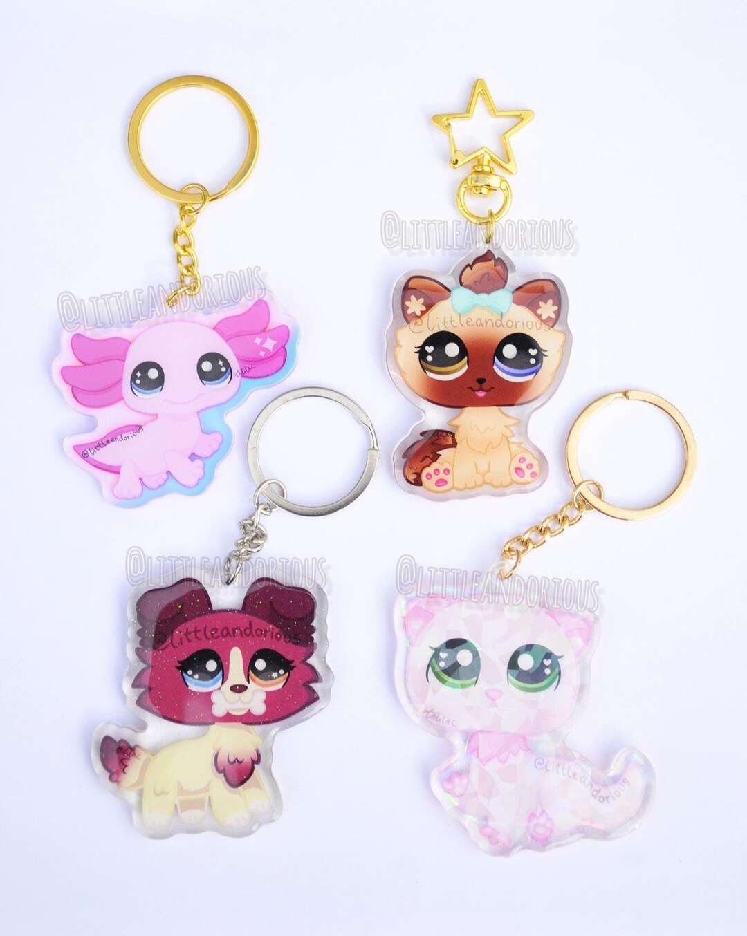 Littlest Pet Shop Keychain: Double-sided Epoxy, Various LPS Designs - Etsy