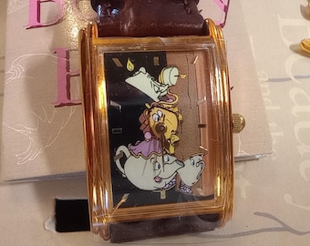 Disney Limited Edition Beauty & The Beast Collector Lunch Box Watch
