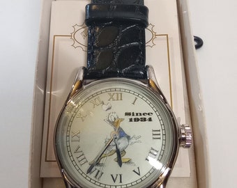 Disney Mickey Mouse Gold Train Engineer Pocket Watch by  display picture 2
