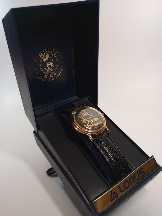 Disneyland 35th Anniversary Lorus Quartz Collectors Watch in Box