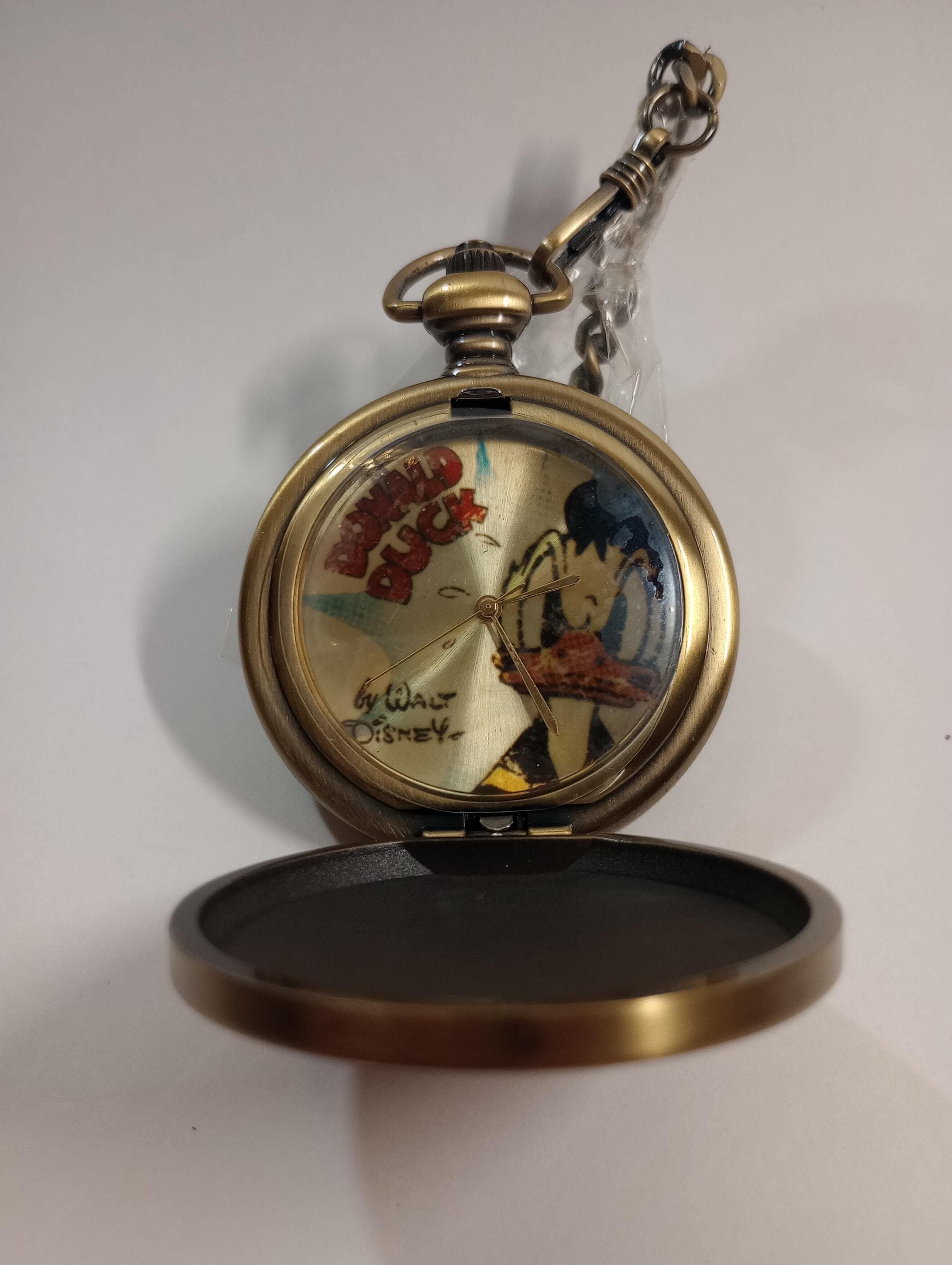 Disney Donald Duck Pocket Watch in Tin - Etsy display picture 3