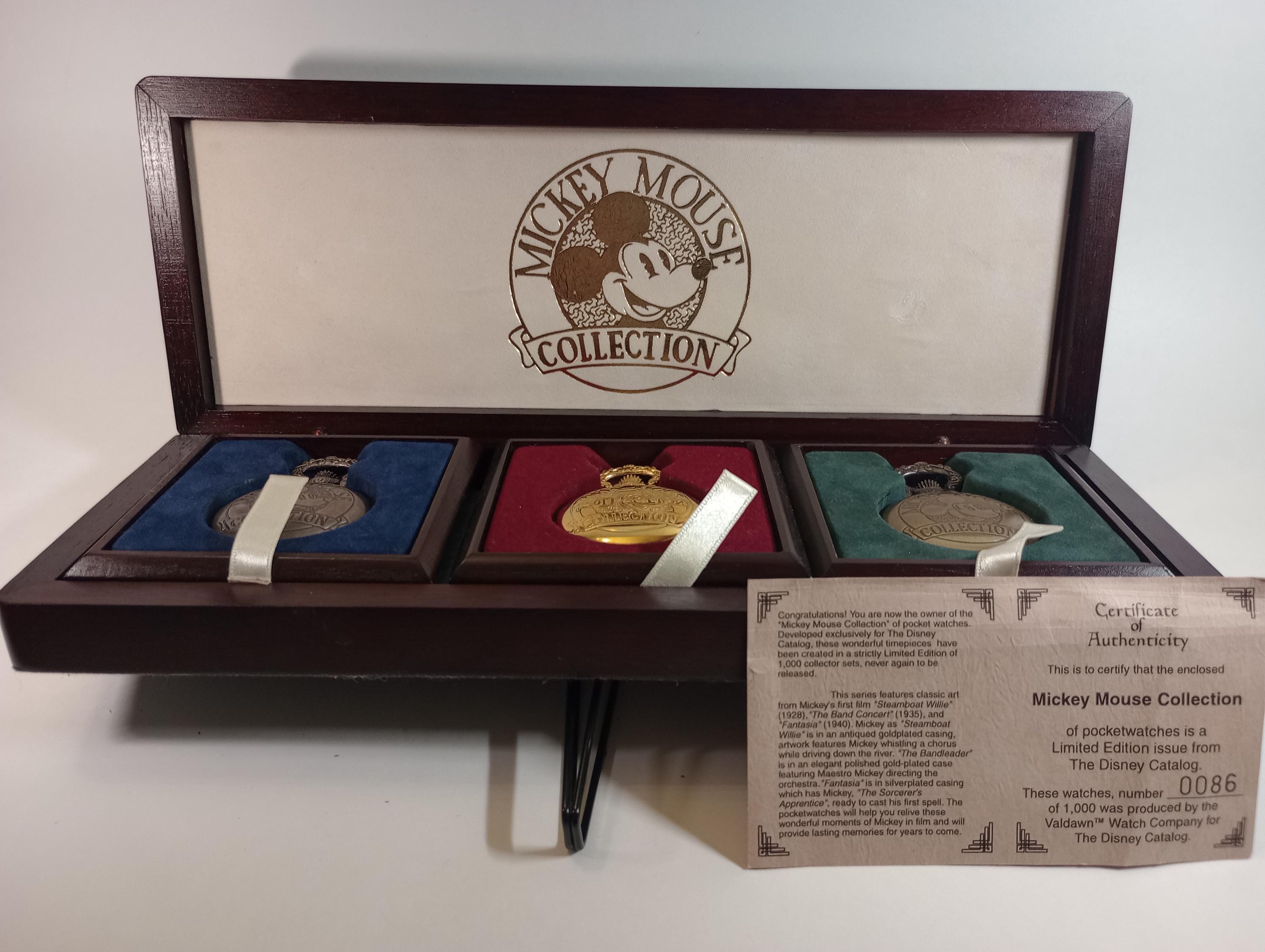 Disney Mickey Mouse Collection Limited Edition Three Vintage  display picture 2