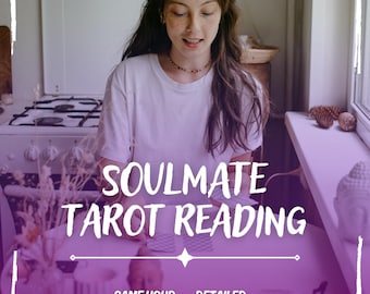 Soulmate Tarot Reading Same Hour, Same Hour Psychic Reading, Fast Soulmate Reading, Love Tarot Cards, In Depth Relationship  (PDF File)
