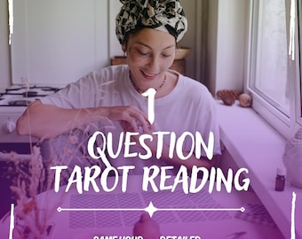 1 Frage Tarot-Lesung, Tarotkartenlegung, Same Hour Tarot-Lesung, Same Hour Detaillierte Tarot-Lesung, Schnelles Tarot (PDF-Datei)