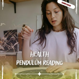 Leitura de pêndulo de saúde, leitura de pêndulo na mesma hora, leitura rápida de saúde, leitura de pêndulo personalizada, pêndulo médio de saúde e bem-estar