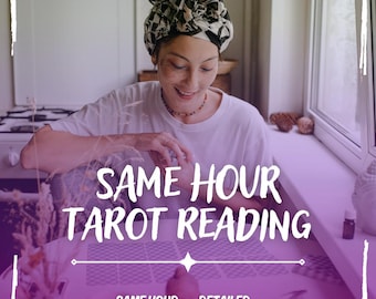 Lectura de tarot a la misma hora, lectura psíquica a la misma hora, lectura rápida de tarot, cartas del tarot del amor, el futuro y la carrera, pensamientos exactos y detallados