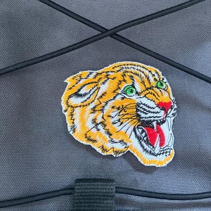 Écussons tigre, écusson tigre pour veste, appliqué brodé animalier à repasser, écusson brodé vintage à repasser pour jeans, vêtements