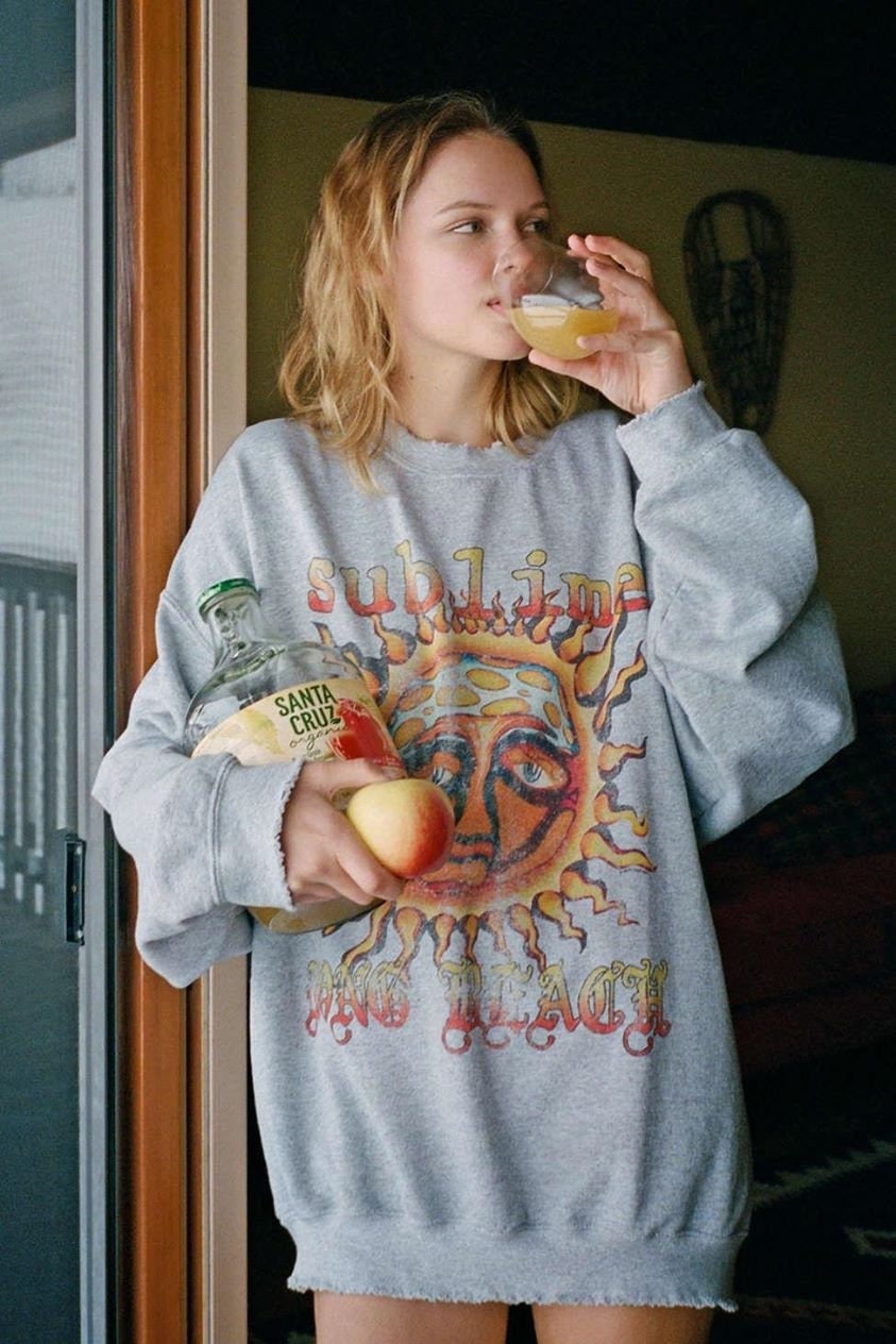 Discover Vintage Sublime Crewneck Sweatshirt, Sublime Sun Sweatshirt