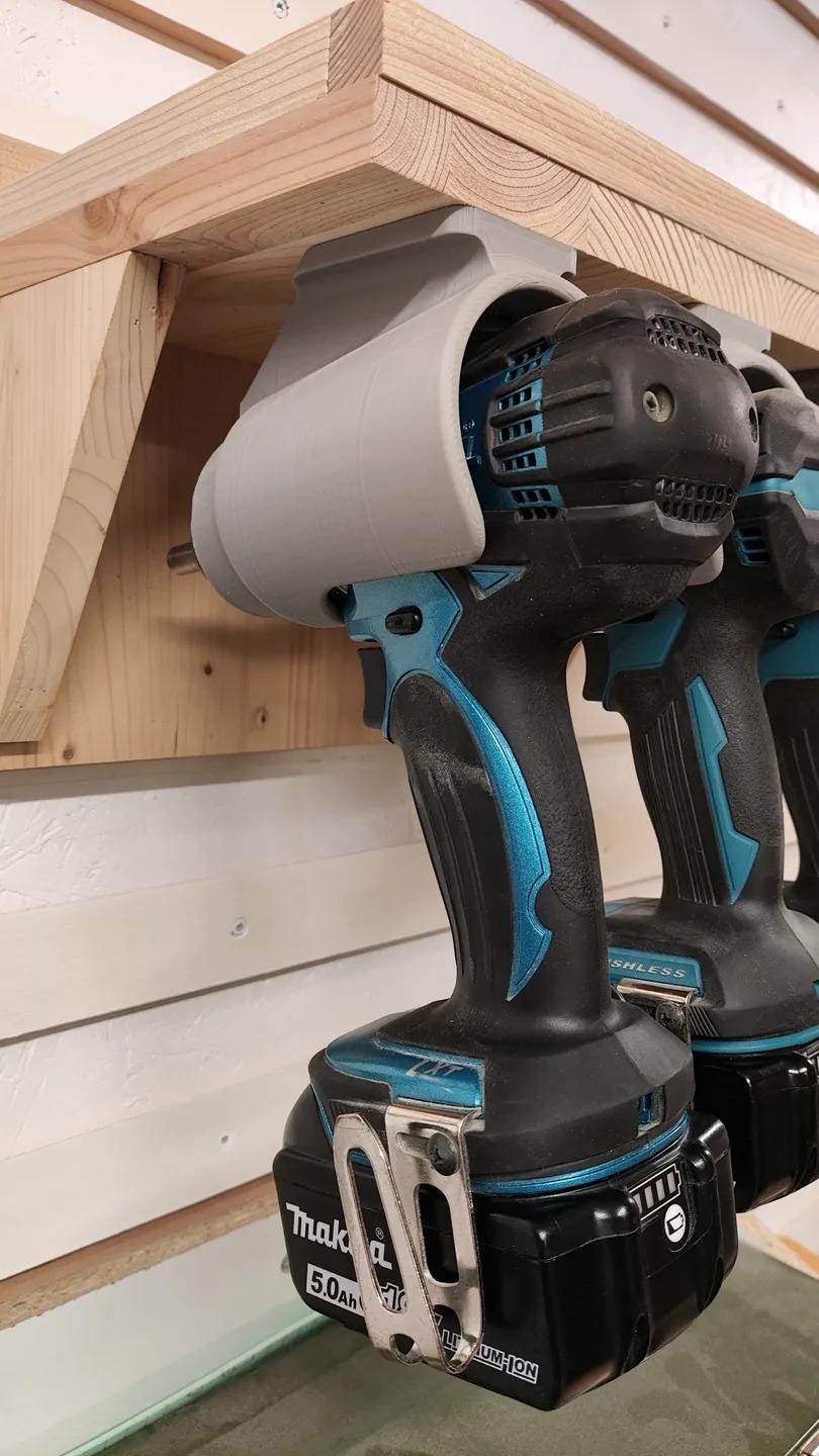 Makita - damonさん専用 Drill Holder for Makita Tools - Sturdy, Wall-mountable Organizer