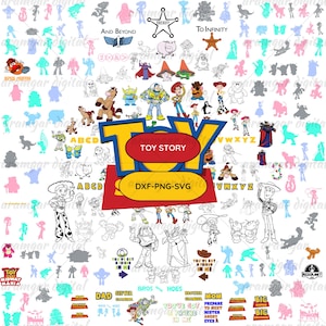 Toy Story SVG Bundle, Toy Story Png, Buzz Lightyear SVG, Toy Story Png, Disney Toy Story, Instant Download, Toy Story, Cut Files For Cricut