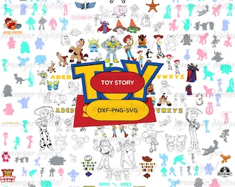 Toy Story SVG Bundle: Buzz Lightyear & Woody Designs (Digital Download)