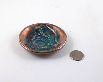 Morrigan Mini Raku Blessing Bowl