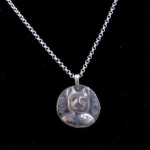 Bast Bastet Egyptian Goddess Cat Ceramic Pendant Pottery