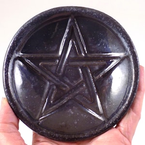 Pentagram Offering Bowl Handmade Ceramic Pottery