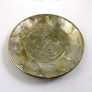 Oroboros Orobouros Snake Raku Offering Bowl Handmade Ceramic Pottery