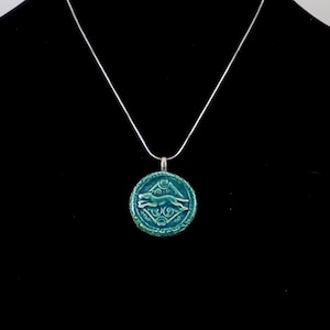 Greek Goddess Hekate Hecate's Hound Amulet Pendant Pottery