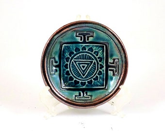 Yantra, Divine Feminine ,Goddess Kali, Offering Bowl, Ceramic ,Pottery