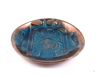 Greek Goddess Hecate Hekate Offering Bowl Handmade Ceramic Pottery