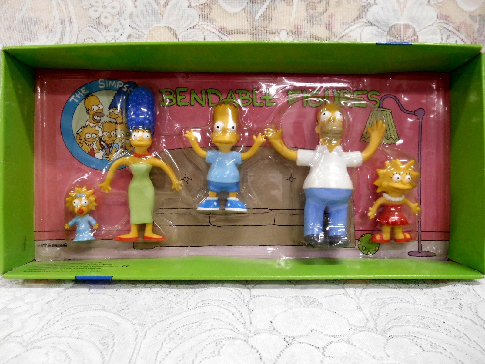 The Simpsons Bendable Figures - Etsy