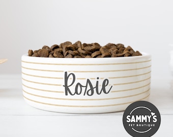 Cats bowl with name, Ceramic cat bowl, cute cat bowl, custom cat food bowl, cat bowl, gift for cat lovers, personalized cat bowl, cat dish