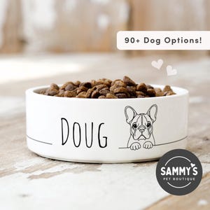 Personalize Dog Bowl Etsy
