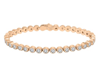 Eteri TENNIS BRACELET 18K Rose Gold Vermeil by AMARYZ Brand