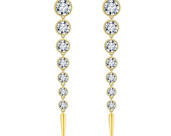 Eteri long earrings