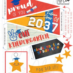 Promoção de presente de formatura de jardim de infância Download instantâneo Presente de formatura Kinder School Grad