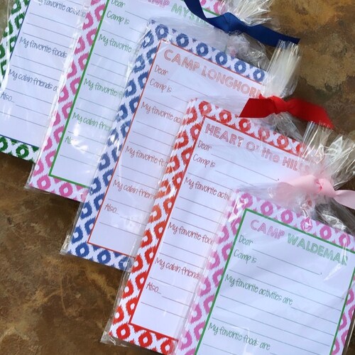 Blocs-notes CAMP personnalisés - IKAT BORDER - Lot de 2 - Blocs-notes monogrammés