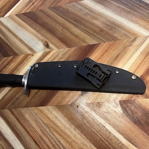 Anpassad Kydex-slida för Cold Steel Natchez Bowie eller Laredo Bowie med Tek-Lock