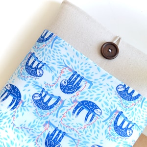 Apple iPad Pro Case, iPad Sleeve Case, Custom Size Carrying Sleeve Padded with Pocket - Sloths