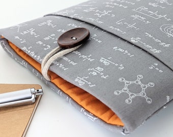 Stem Laptop Sleeve, Custom Size, Surface Pro, Go Laptop, Chromebook, Padded Custom Size Laptop Cover - Math Equations and Proofs