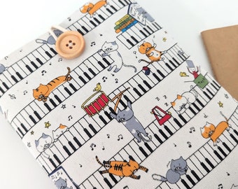 Playful Piano Cats Phone Case - Purrfect Protection for Your Phone!