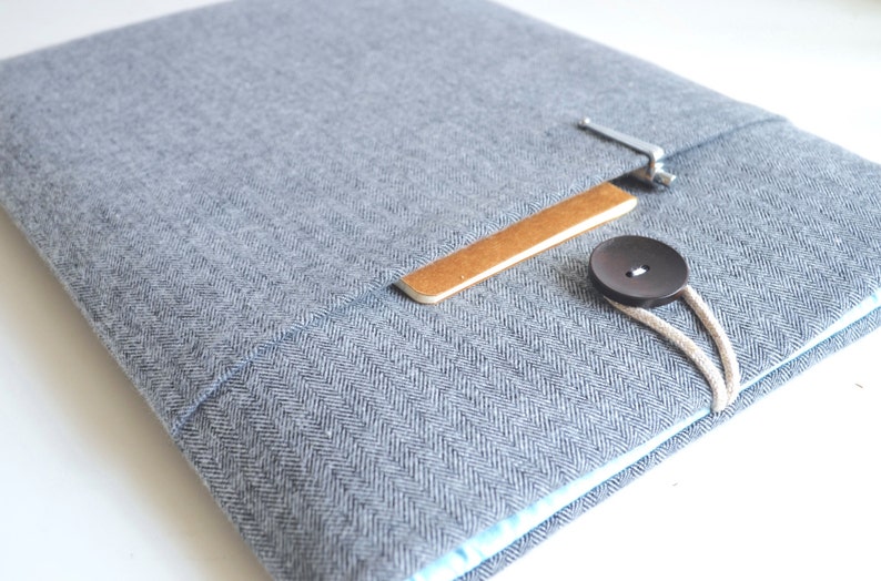 13 Mac Book Air Case 15.4 MacBook Pro Case Padded Laptop Cover with Pocket Custom Size for up to 15.6 inch Laptops