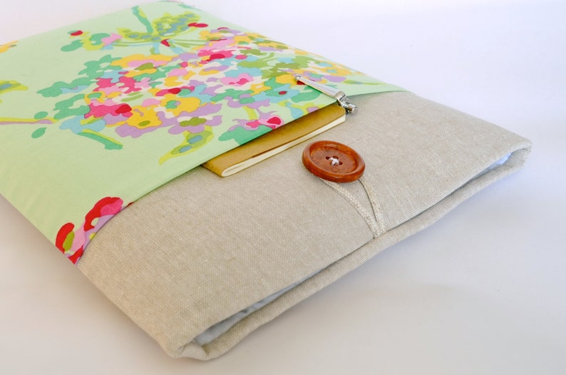 Floral Laptop Cover Custom Made Gift for Her Surface Pro Etsy