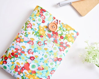 Floral iPhone Sleeve, Padded Fabric Phone Sleeve - Whimsical Flower