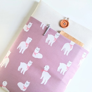 Cute and Functional Llama iPad Sleeve, Custom Fit and Padded