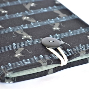 Musical Cat iPhone Carry Case, iPhone 15, 14 Sleeve, iPhone Pro Max 16 Sleeve, New Google Pixel 9 Pro, Custom Size Smartphone Case