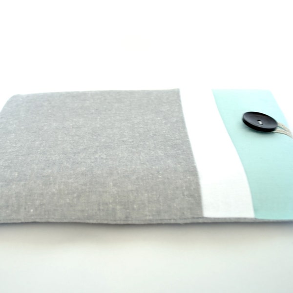 14 inch Laptop Sleeve, 15.6 Computer Case, MacBook Pro 13.3", 15.4" Retina Display New MacBook Pro Cover - Aqua Gray