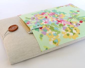 Computer Sleeve Case, 11"-15.6" Custom Fit Laptop Case, MacBook Pro 16" Sleeve Case - Watercolor Floral