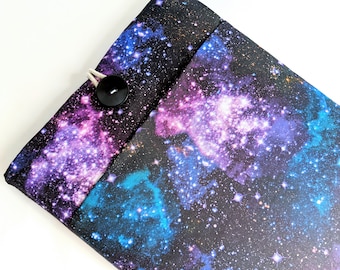 MacBook Air 13" to 16" Laptop Sleeve Custom Size,  Padded MacBook Pro Case - Violet Celestial