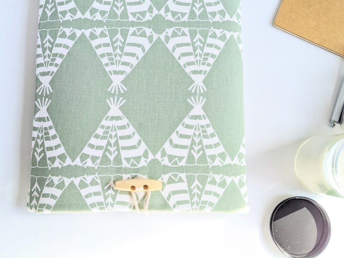 Macbook Sleeve Laptop Case Simple Sage Green Padded Macbook Etsy