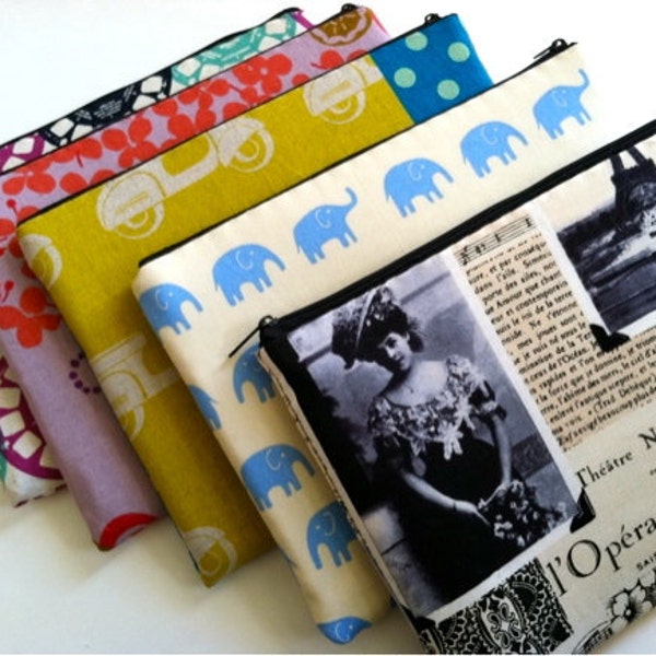 Laptop Cord Pouch Add-On MacBook Laptop iPad Cord Case - Many Fabrics to Choose From