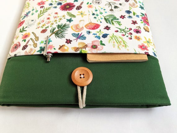 Laptop Sleeve MacBook Air Pro Sleeve 13 16 Inch Custom Size Fit Computer Case Floral and Fungus Etsy UK