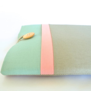 Laptop Case Sleeve, MacBook Air, Chromebook, 12&quot;, 13&quot; inch Surface Pro, Surface Laptop, Custom Size Padded Pouch - Spumoni Color Block